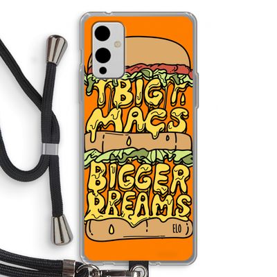 Big Macs Bigger Dreams: OnePlus 9 Transparant Hoesje met koord
