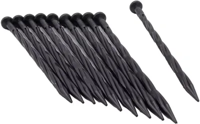 Nature Borderrandpennen h20 cm Zwart 10 stuks