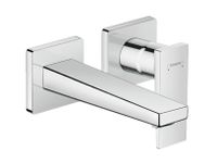 Hansgrohe Metropol inbouw wastafelkraan waterbesparend met uitloop 16.5cm chroom - thumbnail