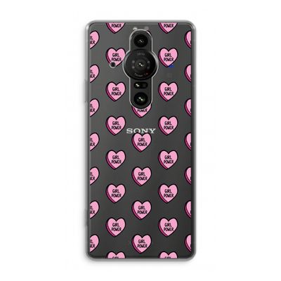 GIRL POWER: Sony Xperia Pro-I Transparant Hoesje