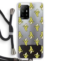 Bananas: Oppo A95 5G Transparant Hoesje met koord