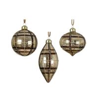 Kerstbal glas d8 cm goud a3 Decoris - Decoris Kerstbal glas d8 cm goud a3 Decoris - Decoris