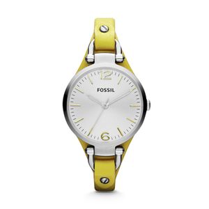 Fossil horlogeband ES3220 Leder Geel 8mm