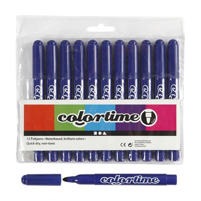 Creativ Company Donkerblauw jumbo stiften, 12st.