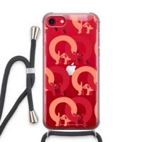 Dogs: iPhone SE 2020 Transparant Hoesje met koord