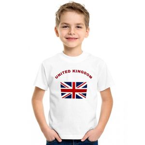 Wit kinder t-shirt United Kingdom