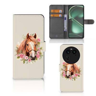 Telefoonhoesje | Met pasjeshouder | voor OPPO Find X6 Paard