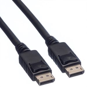 VALUE DisplayPort Cable, DP-DP, LSOH, M/M, zwart, 1,5 m