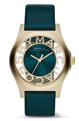 Horlogeband Marc by Marc Jacobs MBM1275 Leder Groen 20mm