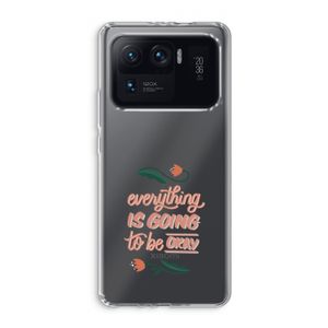Optimistic flower girl: Xiaomi Mi 11 Ultra Transparant Hoesje
