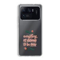 Optimistic flower girl: Xiaomi Mi 11 Ultra Transparant Hoesje