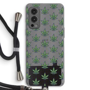 Weed: OnePlus Nord 2 5G Transparant Hoesje met koord