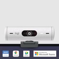Logitech Brio 500 Full HD-webcam Klemhouder, Stereomicrofoon, Geïntegreerd afdekpaneel - thumbnail