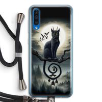 Moonlight Companions: Samsung Galaxy A50 Transparant Hoesje met koord
