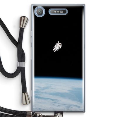 Alone in Space: Sony Xperia XZ1 Transparant Hoesje met koord
