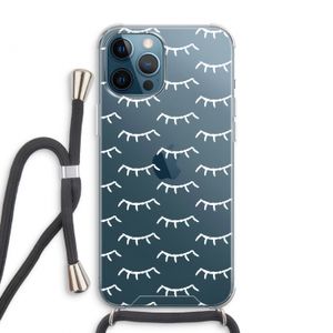 Wimpers: iPhone 12 Pro Max Transparant Hoesje met koord