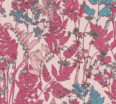 Architects Paper Floral Impression - Roze - Bloemrijk - 377518