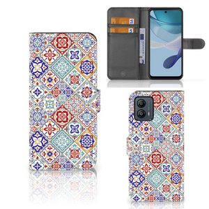 Motorola Moto G53 Bookcase Tiles Color