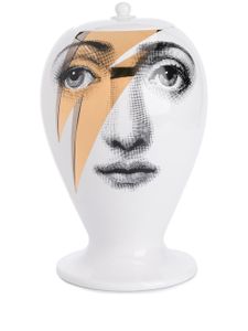 Fornasetti jarre à imprimé graphique - Blanc