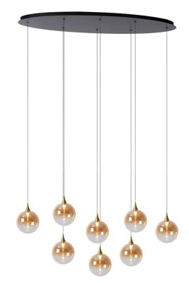 Lucide GISELA - Hanglamp - LED Dimb. - 8x3,9W 2700K - Amber | Premium