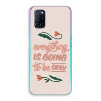 Optimistic flower girl: Oppo A72 Transparant Hoesje