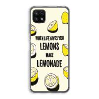 Lemonade: Samsung Galaxy A22 5G Transparant Hoesje