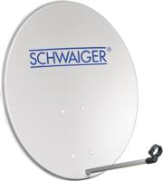 Schwaiger SPI2080 Satellietschotel 80 cm Reflectormateriaal: Aluminium Aluminium-grijs