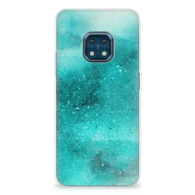 Smartphone hoesje Nokia XR20 Painting Blue Smartphone hoesje Nokia XR20 Painting Blue