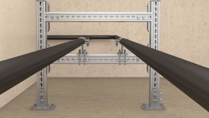 Fischer 547856 bevestigingsframe voor loodgieterswerk Steun