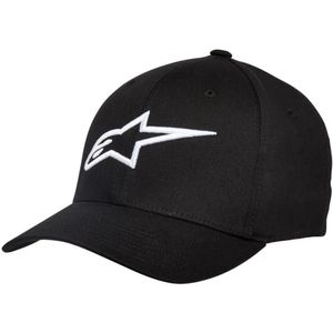 ALPINESTARS Ageless Curve Hat, T-shirts en petjes voor de motorrijder, Zwart-Wit