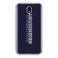 Blijve plakken in Negenduust: Samsung Galaxy J5 (2017) Transparant Hoesje