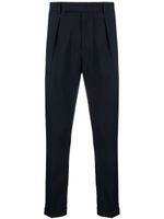 Paul Smith pantalon de costume en laine à coupe droite - Bleu