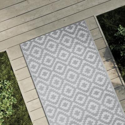 Buitenkleed ARAKIL 80x250 cm PP grijs