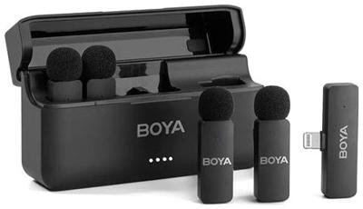 Boya BY-V4D Four-channel wireless mic with Lightning