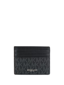 Michael Michael Kors porte-cartes à logo imprimé - Noir