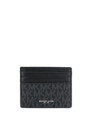 Michael Michael Kors porte-cartes à logo imprimé - Noir