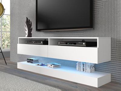 Tv-meubel DUAL 2 deuren wit zonder led