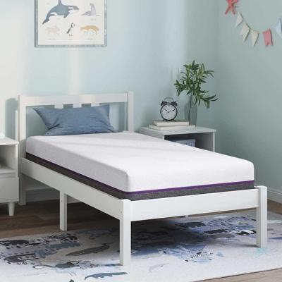 Matrassen Wit, Grijs 80 x 160 cm 100% polyester jacquard stof