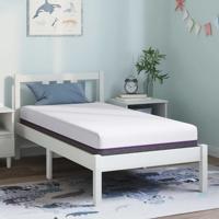 Matrassen Wit, Grijs 80 x 160 cm 100% polyester jacquard stof