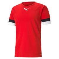 PUMA teamRISE Voetbalshirt Rood Zwart Wit