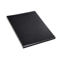 Showmap rillstab a4 4 kanaals 40 tassen zwart