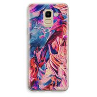 Pink Orchard: Samsung Galaxy J6 (2018) Transparant Hoesje Pink Orchard: Samsung Galaxy J6 (2018) Transparant Hoesje