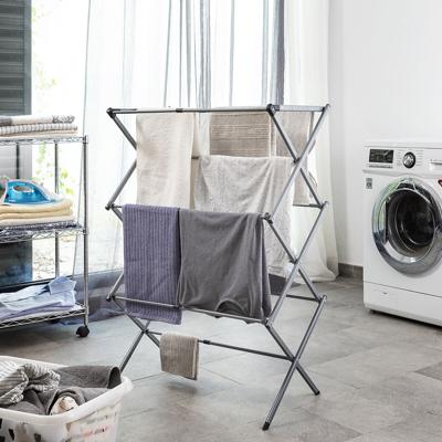 Inklapbare en uitschuifbare kledingdroger met 3 niveaus Cloxy InnovaGoods 11 Stangen