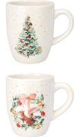 Mug Christmas 10 cm 2ass - Nampook