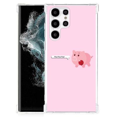 Samsung Galaxy S22 Ultra Stevig | Bumper Hoesje | Pig Mud Samsung Galaxy S22 Ultra Stevig | Bumper Hoesje | Pig Mud