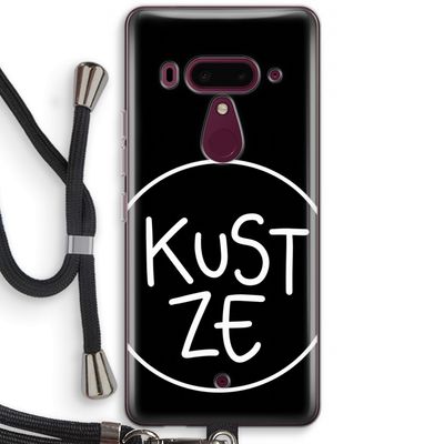 KUST ZE: HTC U12+ Transparant Hoesje met koord