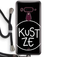 KUST ZE: HTC U12+ Transparant Hoesje met koord