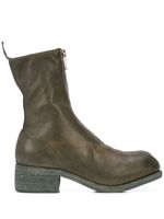 Guidi bottines à fermeture zippée - Vert