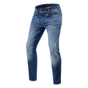 REV'IT! Carlin SK, Motorjeans heren, Blauw used lengte 32