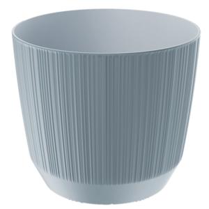 Prosperplast Plantenpot - stripe - steengrijs - D20xH17 cm